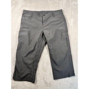 Kuhl Trekr Kapri Hiking Capri Pants Womens Size 14 Dark Gray Outdoor Stretch